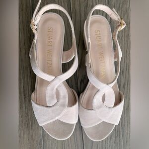 Stuart Weitzman blush pink sandals